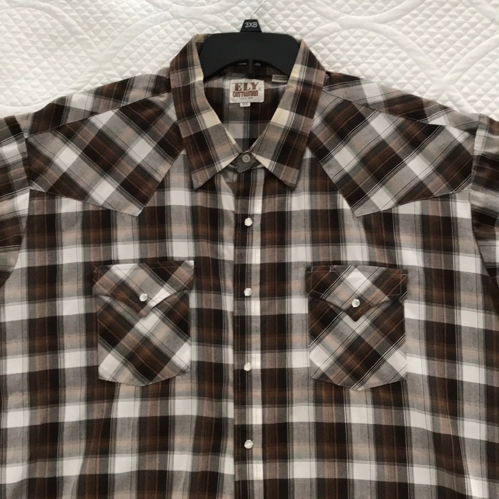 Western style, SS, pearl snap dress shirt